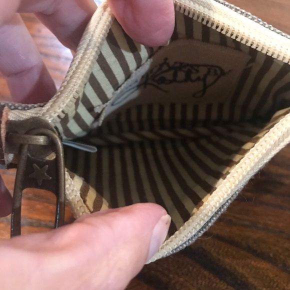 👜Double Sided Canvas Wristlet - Picture 6 of 6